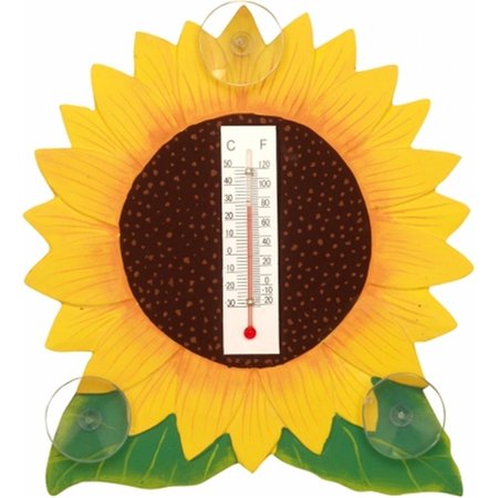 SONGBIRD ESSENTIALS Sunflower Small Window Thermometer SE2170623